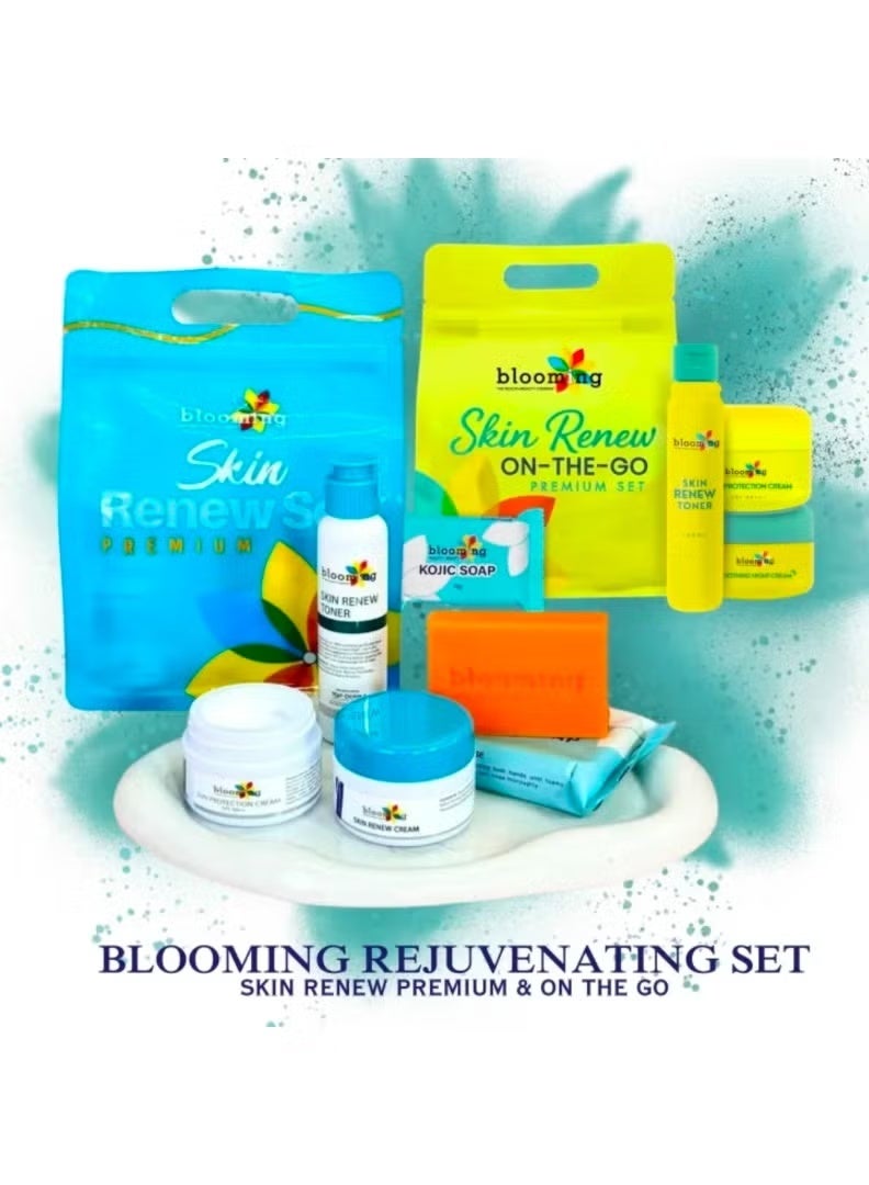 مجموعة تجديد البشرة المشرقة + مجموعة تجديد البشرة المحمولة